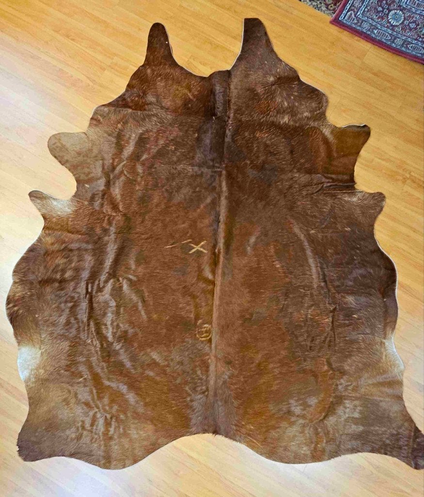 Koeienhuid Bruin 210/186 cm, Gebruikt, Bruin, Etten-Leur, 150 tot 200 cm