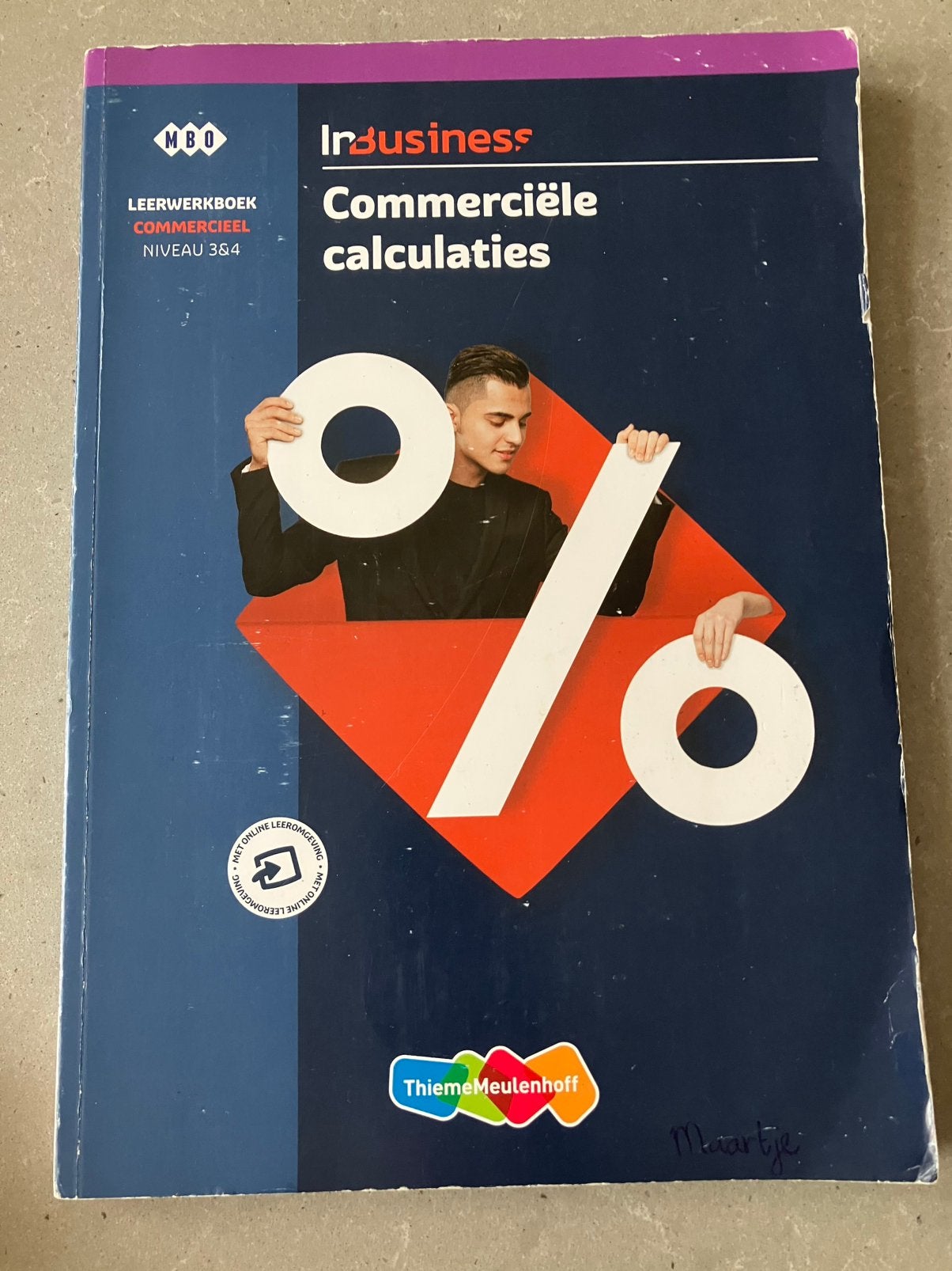 MBO Commerciële calculaties leerwerkboek niv 3 en 4, Boeken, Ophalen of Verzenden, Zo goed als nieuw, Overige niveaus
