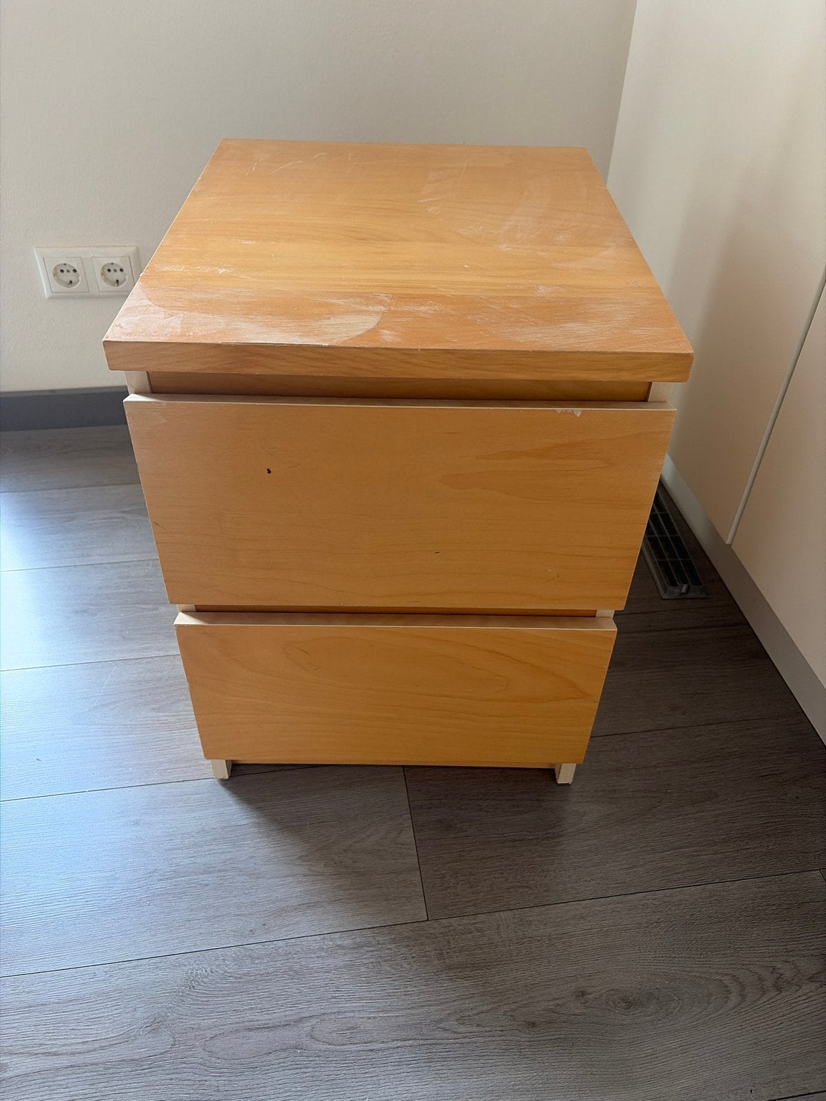 IKEA Malm kast met 2 lades - Gebruikt, Ophalen, Minder dan 50 cm, Gebruikt, 1 of 2 laden