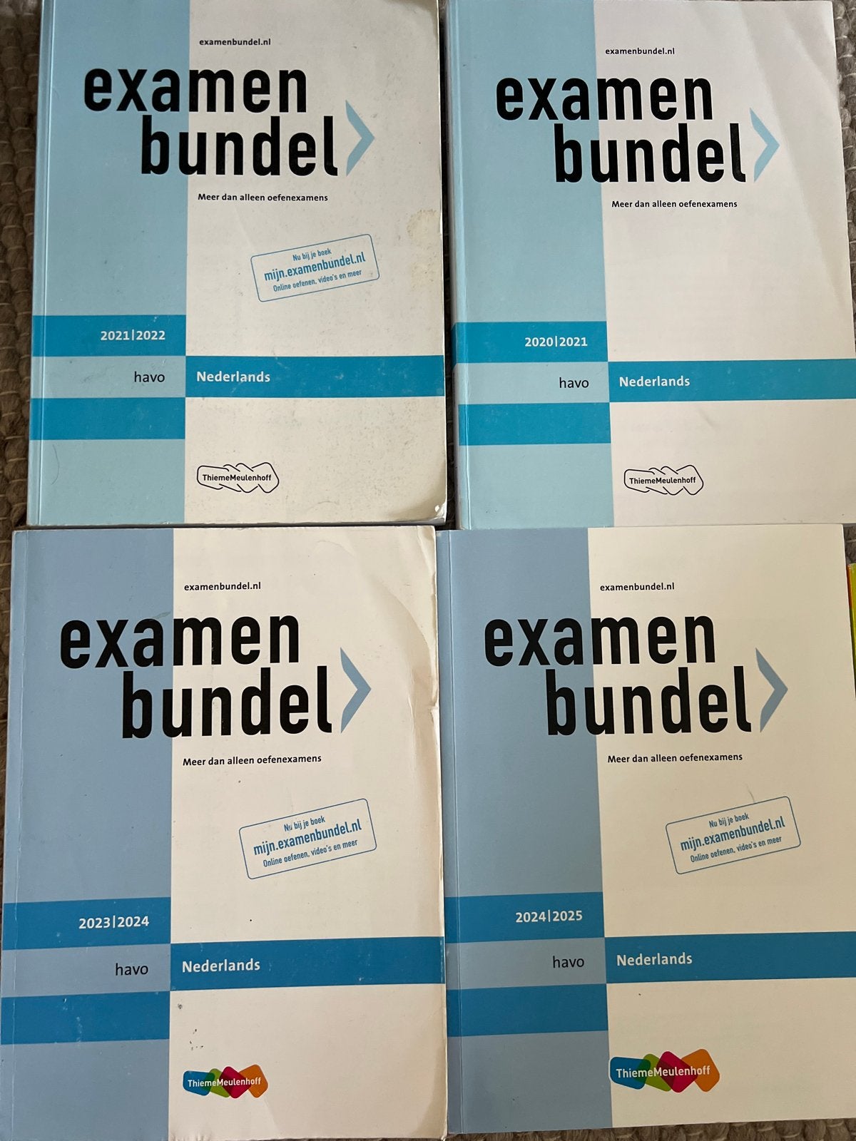 5 stuks Examenbundels en Samengevat Nederlands HAVO/VWO, Ophalen of Verzenden, Zo goed als nieuw, HAVO, Nederlands