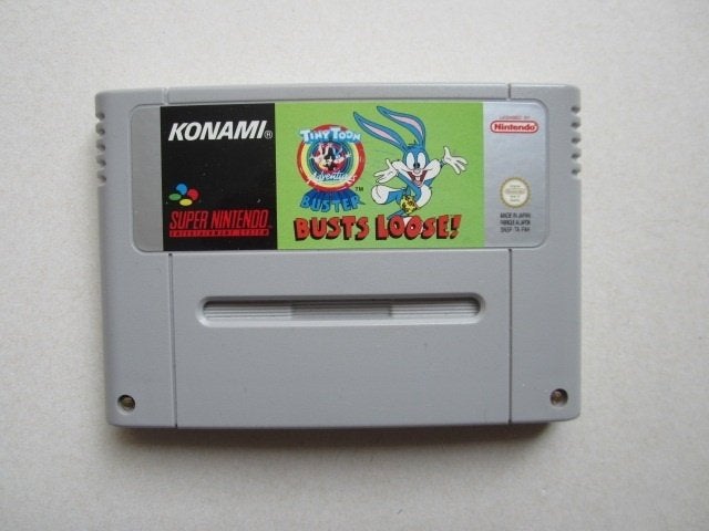 Tiny Toon SNES Super Nintendo NES, 1 speler, Ophalen of Verzenden, Zo goed als nieuw, Vanaf 3 jaar