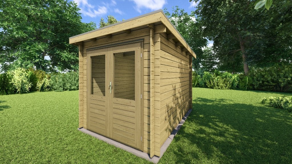 Fonteyn Basicline Tuinhuis Roosmarijn - 200x300cm  Keteldruk, Minder dan 250 cm, 200 tot 400 cm, Verzenden, Blokhut