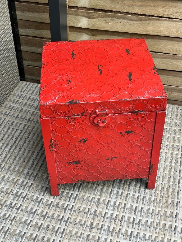 Leuke Decokist Rood Metaal van Loods 5, Ophalen, Minder dan 50 cm, Minder dan 50 cm, Zo goed als nieuw
