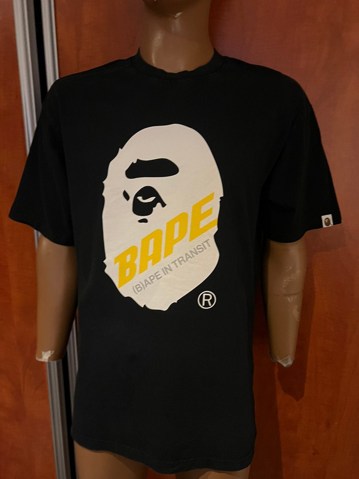BAPE a Bating APE shirt maat L origineel zgan, Maat 52/54 (L), F, G, Zwart