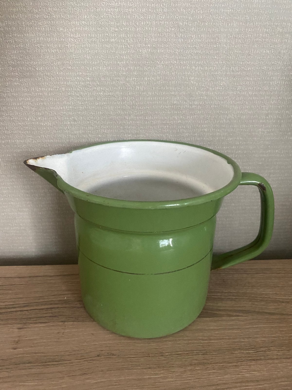 Emaille vintage melkkan, Ophalen of Verzenden