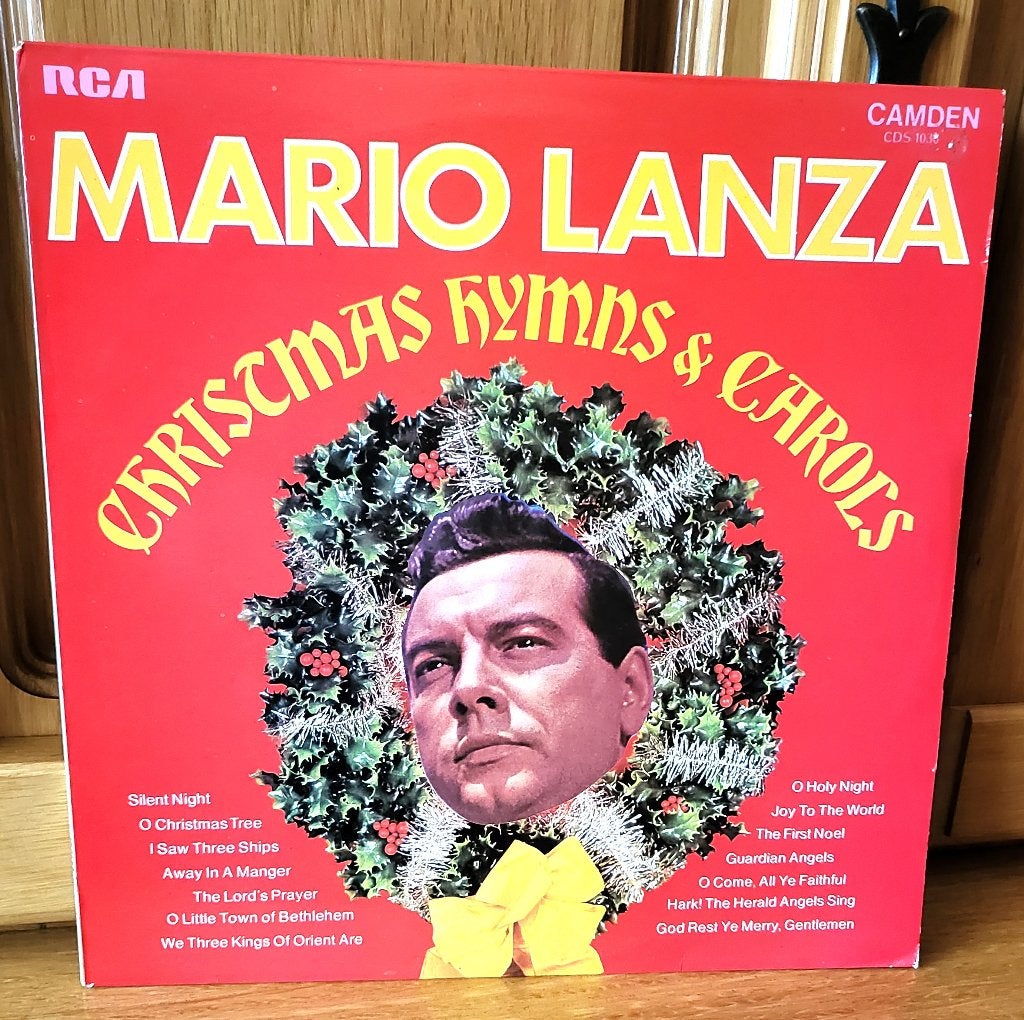 Mario Lanza – Christmas Hymns & Carols - Lp uit 1969, LP, Ophalen of Verzenden, Zo goed als nieuw, Romantiek