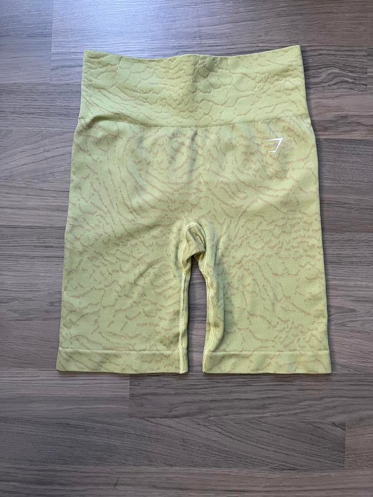 Gymshark broekje, Kleding | Dames, Sportkleding, Ophalen of Verzenden, Maat 36 (S), Groen, Fitness of Aerobics