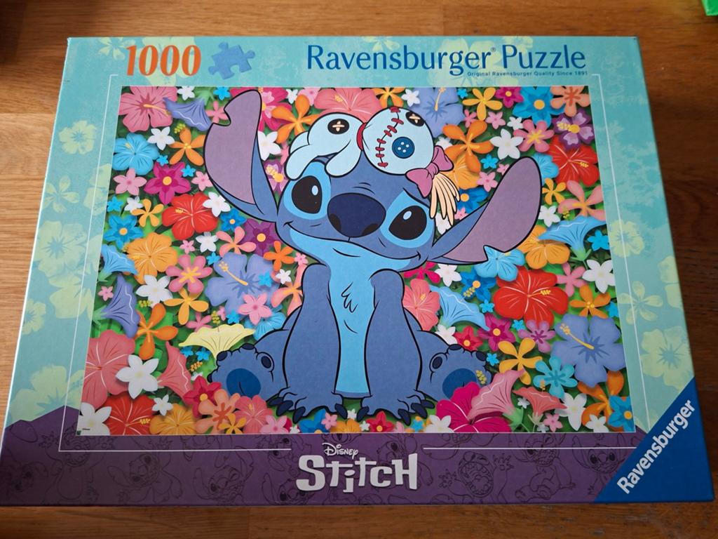 Stitch puzzle 1000 stukjes Ravensburgers, Ophalen of Verzenden, 500 t/m 1500 stukjes, Zo goed als nieuw
