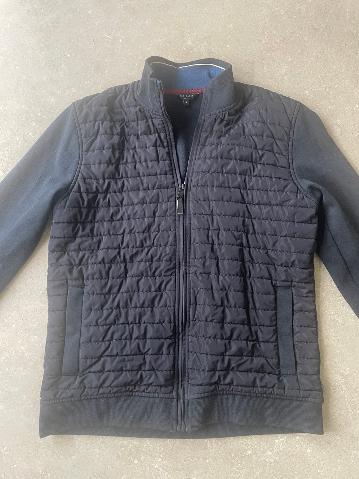 Ted Baker tussen jas maat 4, Ophalen of Verzenden, Zo goed als nieuw, Blauw