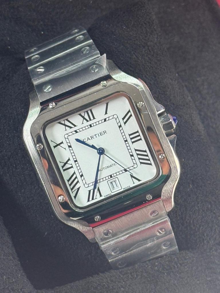 Cartier santos large, Ophalen of Verzenden, Nieuw, Zwart, Android
