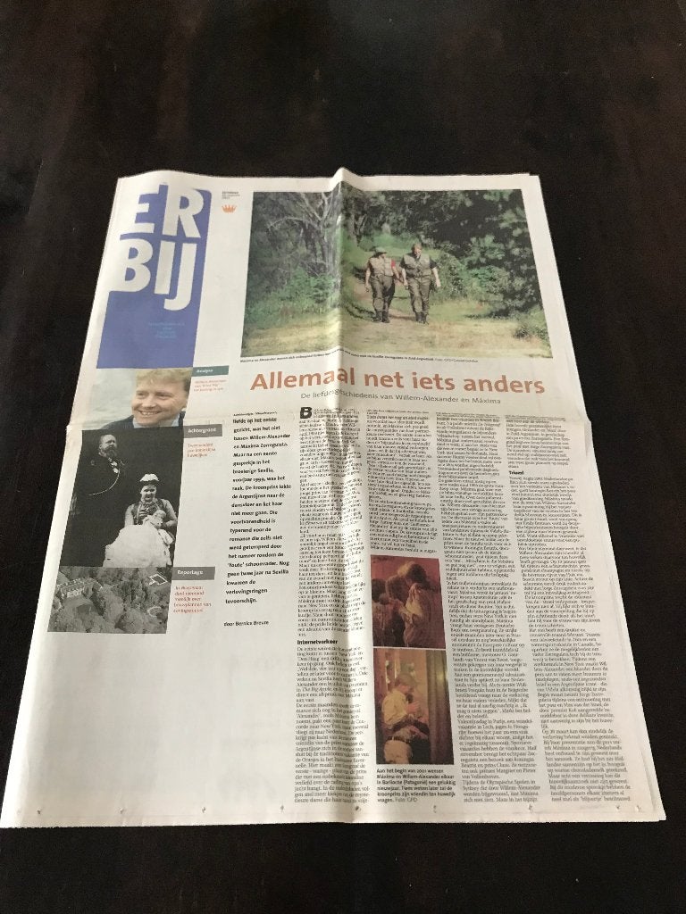 Leidsch Dagblad 2002 Erbij Allemaal net iets anders., Ophalen of Verzenden, 1980 tot heden, Krant