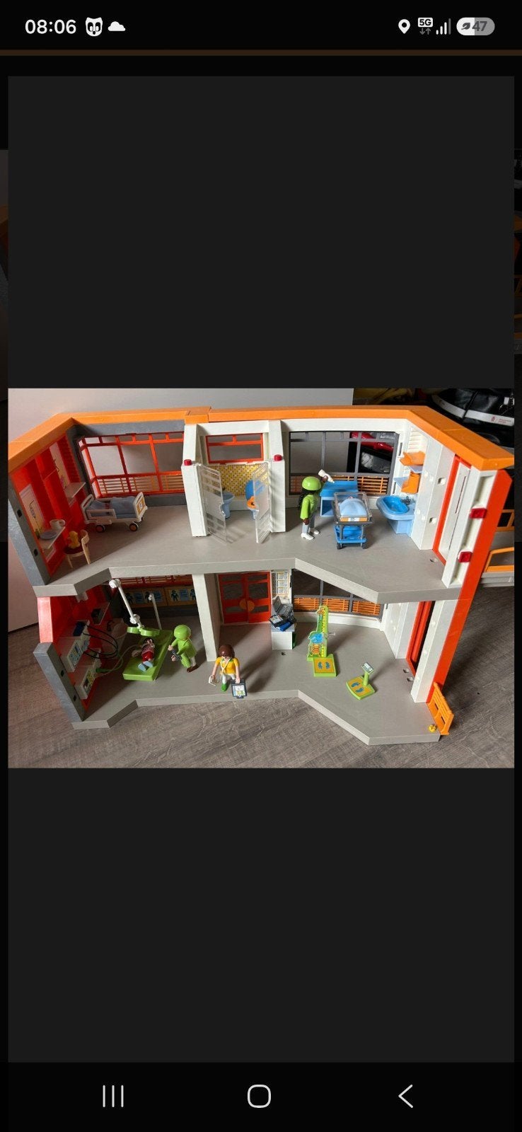 Playmobil Ziekenhuis met Inrichting en Figuren, Ophalen of Verzenden, Gebruikt, Jongen of Meisje