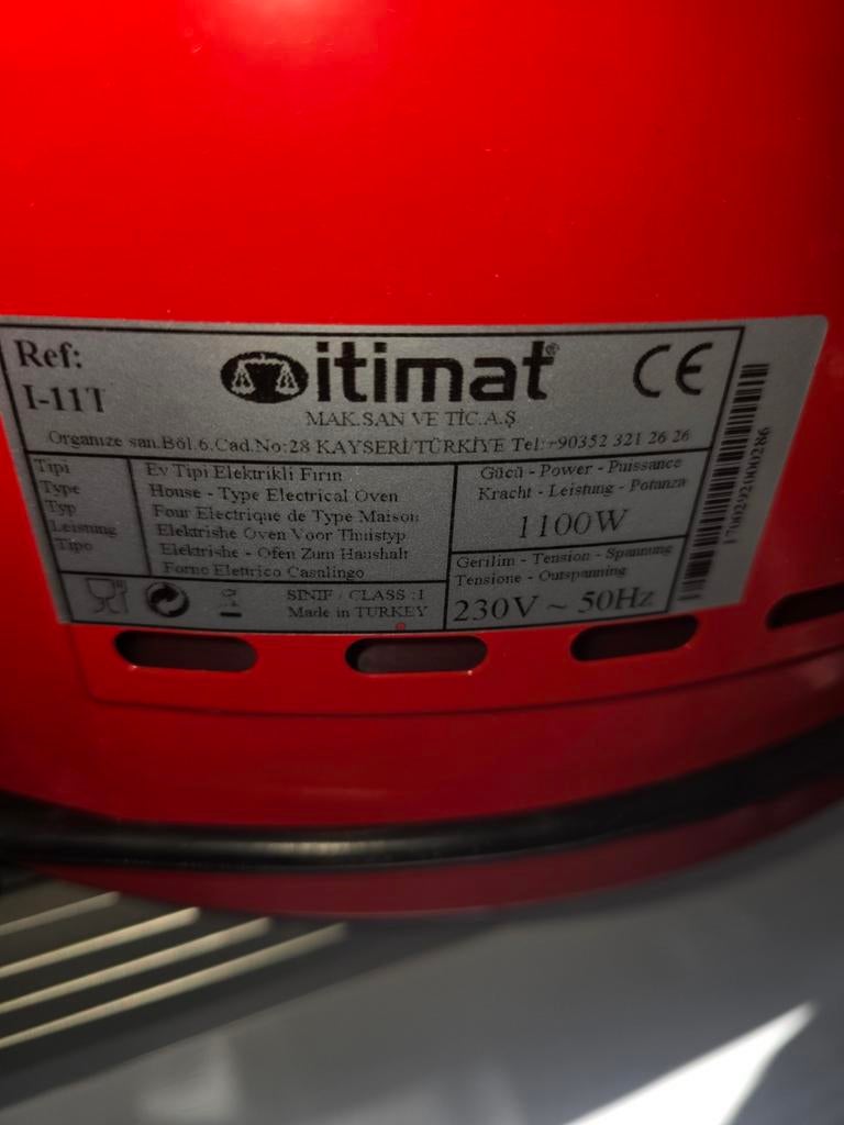 Itimat Mini Oven - Perfect voor Pizza, Brood en Gebak, Witgoed en Apparatuur, Ovens, Ophalen of Verzenden