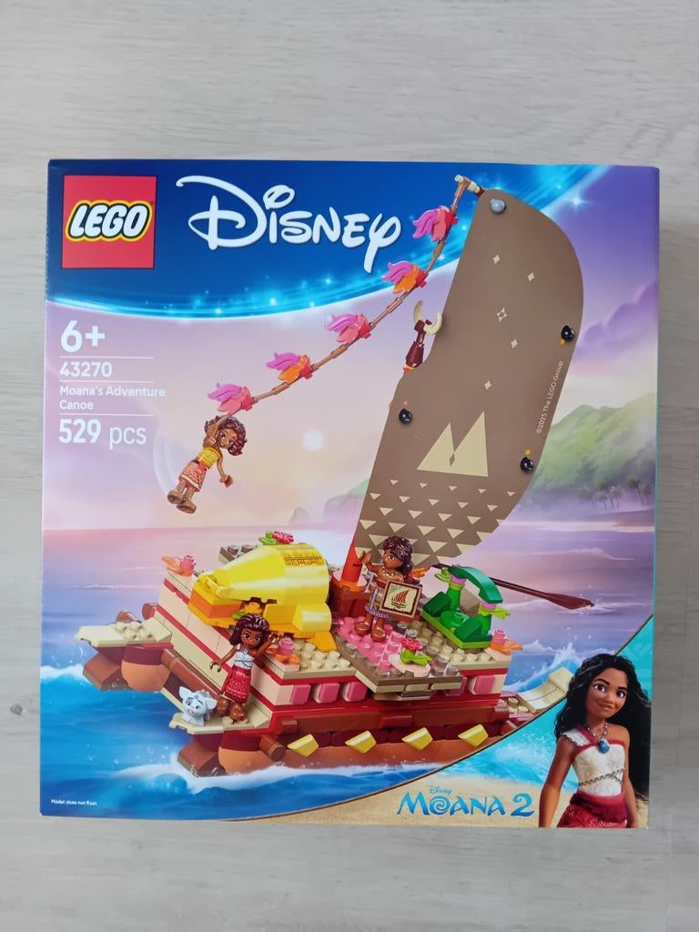 LEGO 43270 Vaiana's Avonturenkano NIEUW!, Ophalen of Verzenden, Nieuw, Complete set, Lego