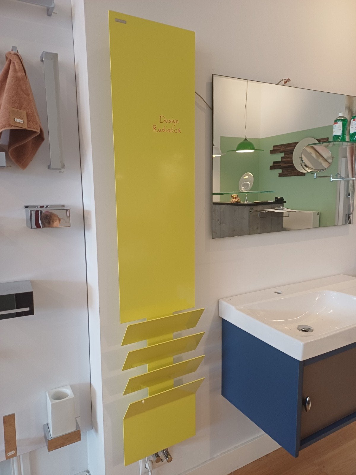 Design Radiator - Geel, Modern en Stijlvol, Ophalen, Radiator, Nieuw, Minder dan 60 cm
