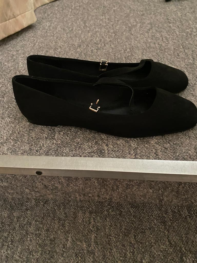 Zwarte ballerina’s maat 40 van H&M maat 40, Zwart, Nieuw, Ballerina's, Ophalen of Verzenden