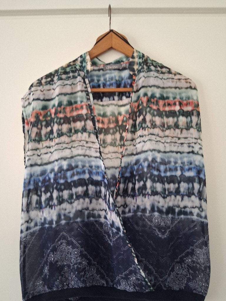 Geisha overbloes tuniek met overslag *eureka*, Overige kleuren, Geisha, Ophalen of Verzenden, Zo goed als nieuw