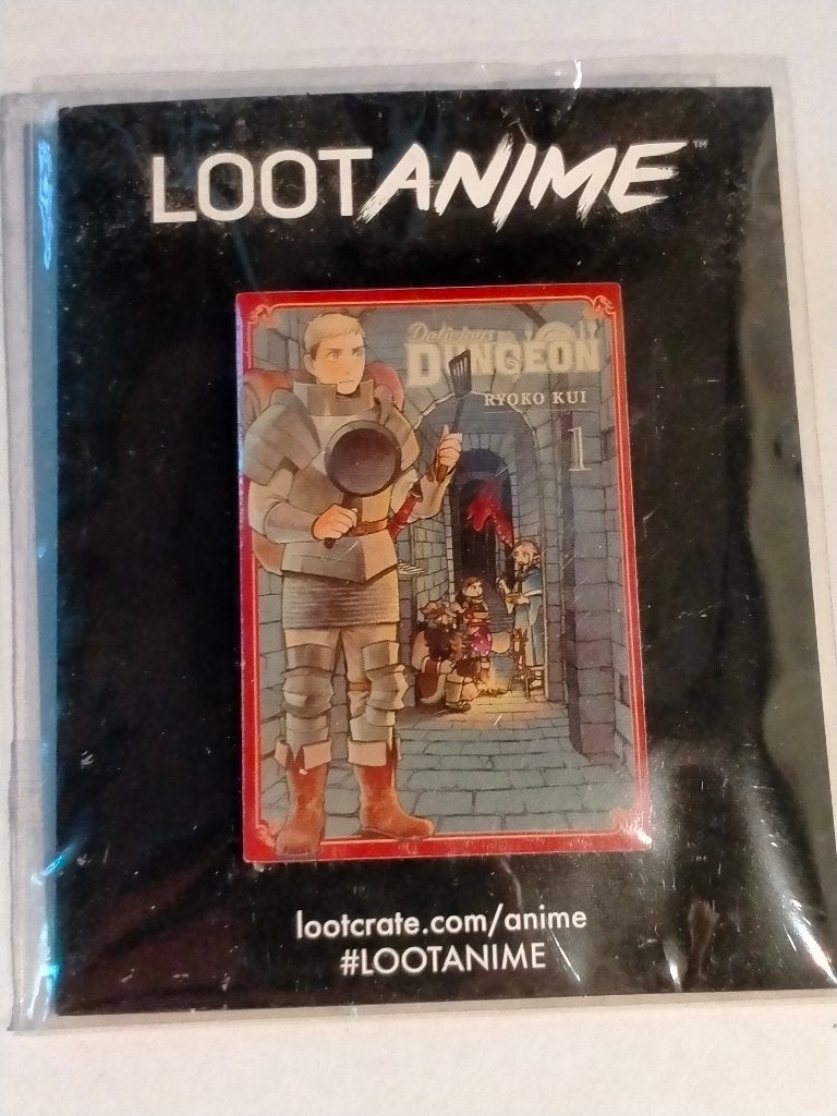LootAnime Delicious Dungeon logo pin lootcrate, Ophalen of Verzenden, Zo goed als nieuw, Overige onderwerpen