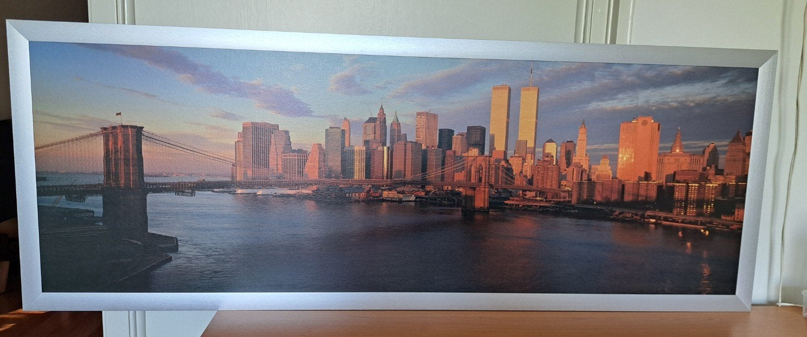 New York City Skyline - Brooklyn Bridge & WTC, Ophalen, Zo goed als nieuw, Print
