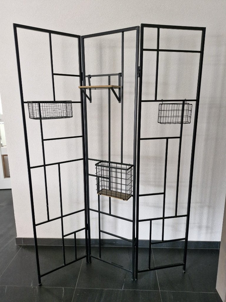 Roomdivider met mandjes en bakjes, Ophalen, Gebruikt