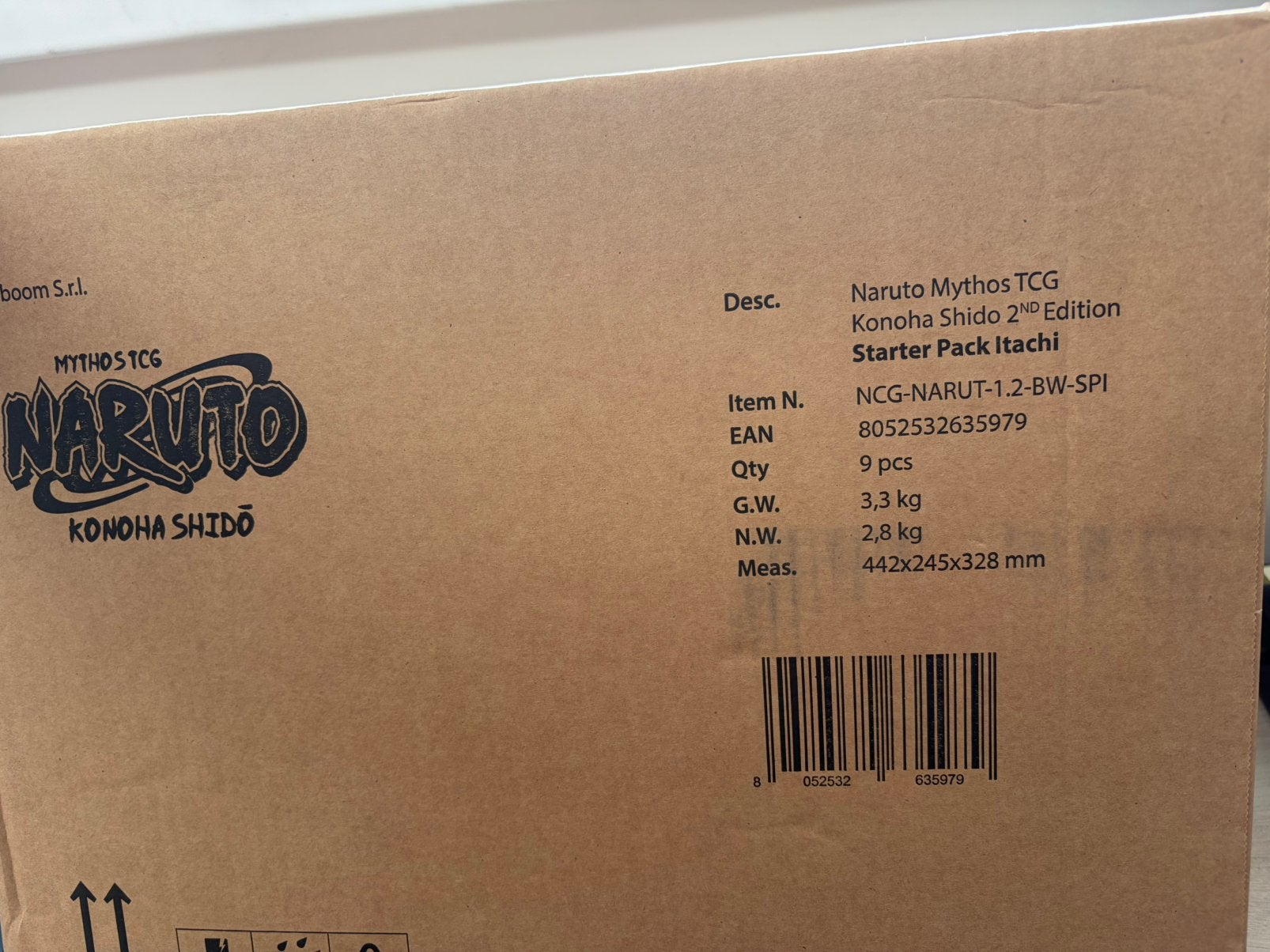 Naruto Mythos TCG Itachi Case | 9 Sealed Boxes | 2nd Edition, Ophalen of Verzenden, Zo goed als nieuw