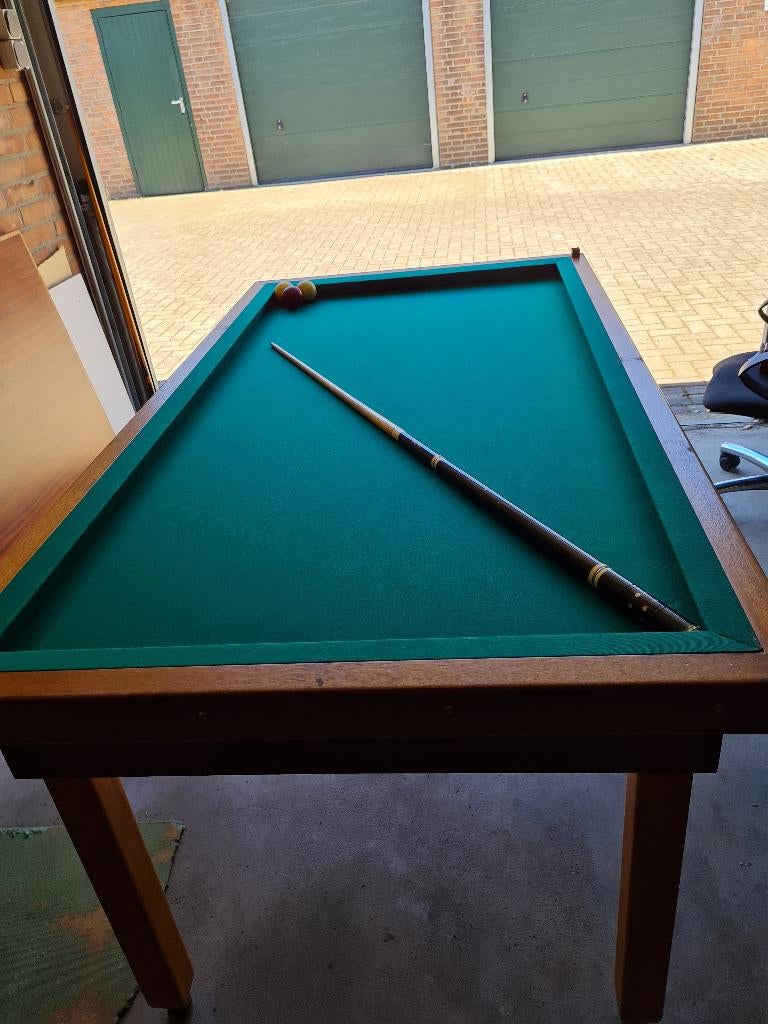 biljart met leisteen, Ophalen, Gebruikt, Biljarttafel