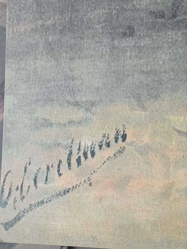 Otto Eerelman prent Paard, Ophalen of Verzenden, Voor 1940, Gebruikt, Overige onderwerpen