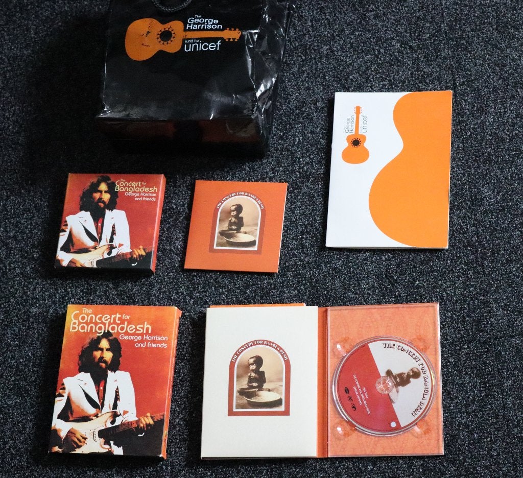 George Harrison “The Concert For Bangladesh” Unicef Map”, Alle leeftijden, Ophalen of Verzenden, Zo goed als nieuw, Inclusief boekje