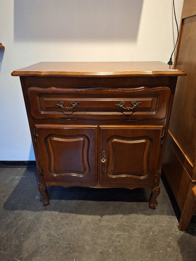 Antiek houten klepkastje, Ophalen, Gebruikt, Klassiek, Antiek, Onbekend