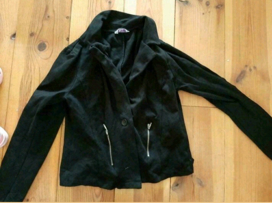 Zwarte blazer van Miss Etam, maat m, Maat 38/40 (M), Verzenden, Zwart, Zo goed als nieuw