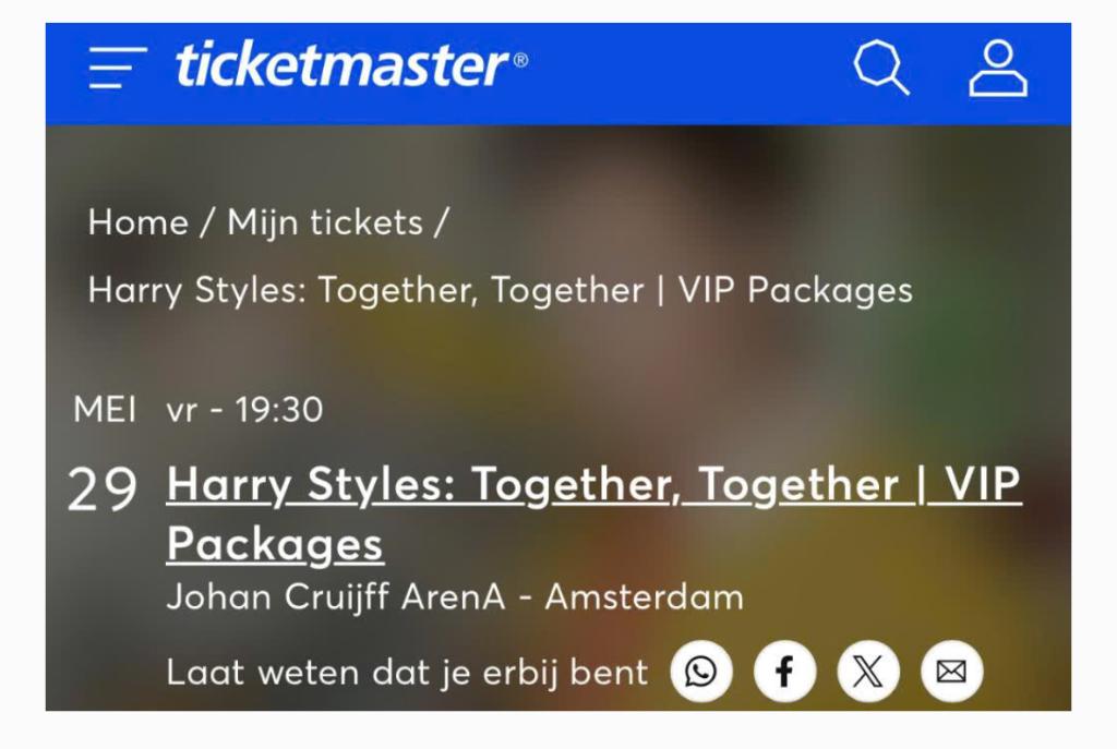 Harry styles 29/5, Tickets en Kaartjes, Concerten | Pop, Twee personen, Mei