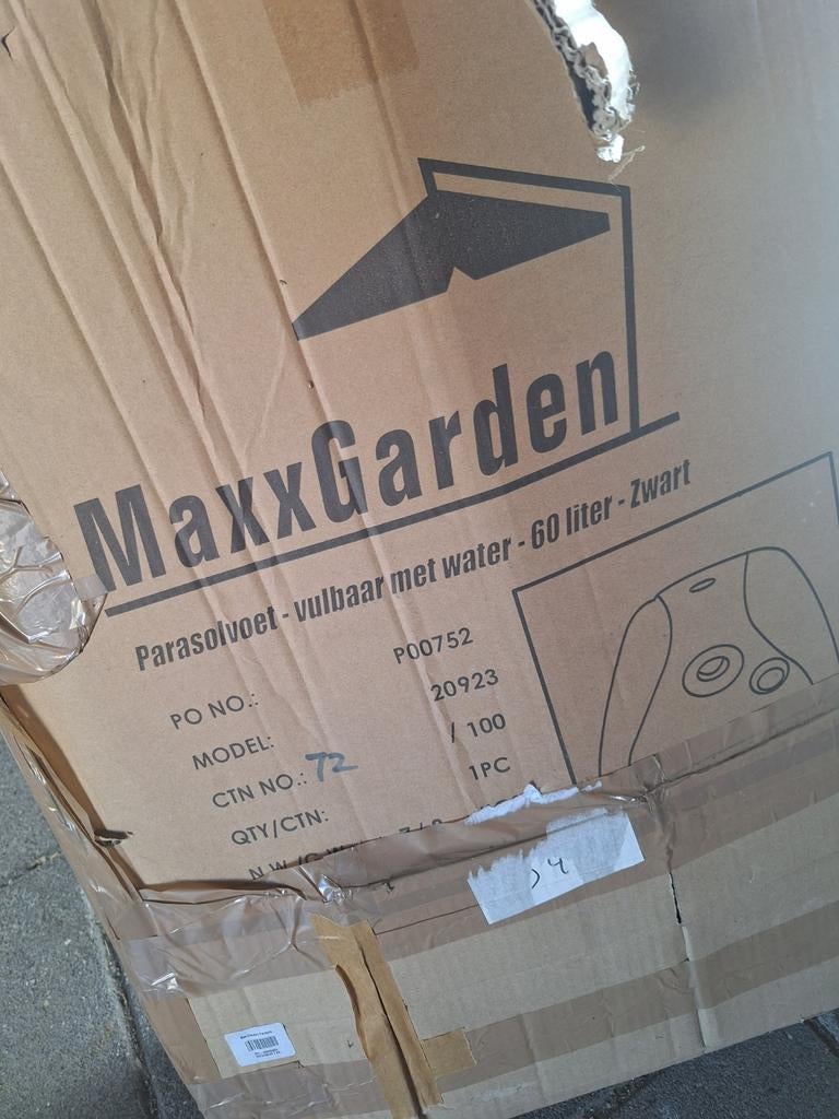 Parasolvoet 60liter, Ophalen, Nieuw, Minder dan 1 meter, Parasolvoet