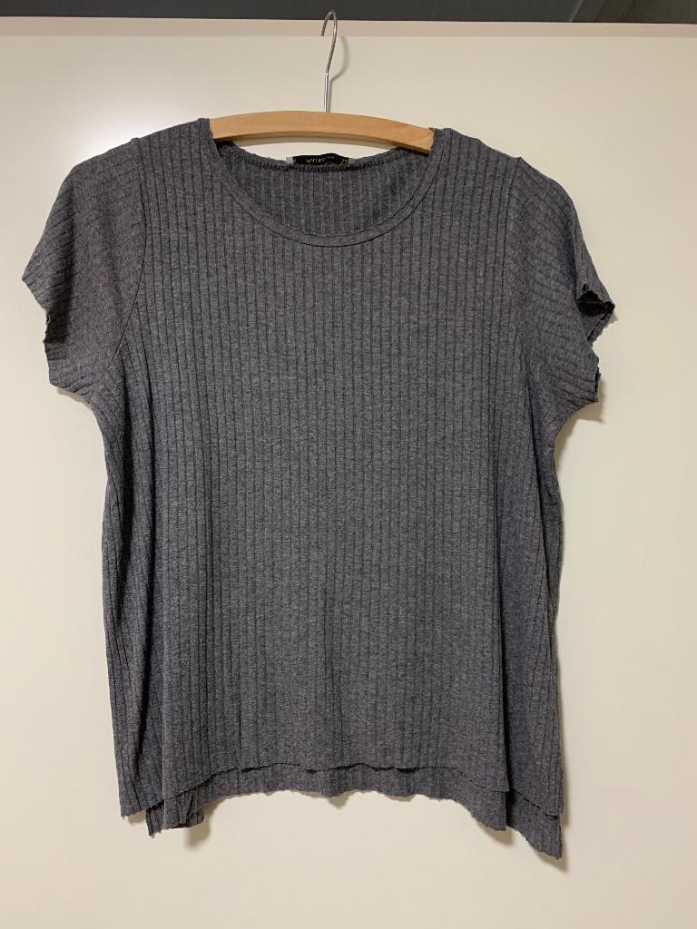 Grijs dames t’shirt maat S, Ophalen of Verzenden, Korte mouw, Grijs, Gedragen