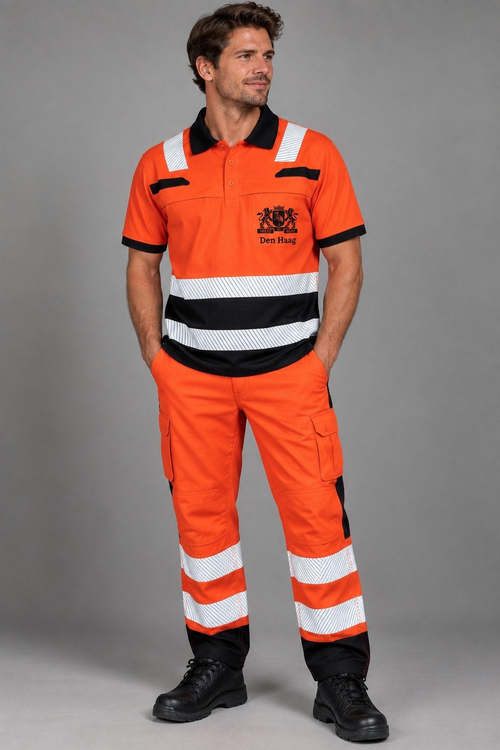 Made to Much werkbroek en polo Gemeente 's-gravenhage, Tuin en Terras, Ophalen of Verzenden, Zo goed als nieuw