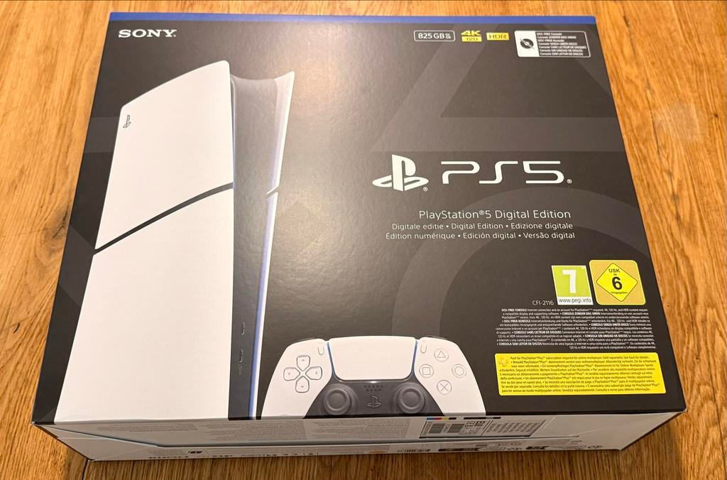 Nieuwe PS5 Digitale Editie 825GB - Te koop of ruilen, Spelcomputers en Games, Spelcomputers | Sony PlayStation 5, Ophalen, Nieuw