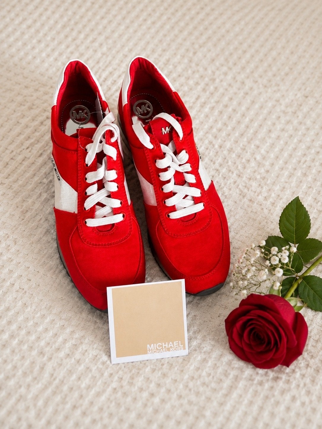 Michael Kors Sneakers Rood - Maat 40, Kleding | Dames, Schoenen, Ophalen, Nieuw, Rood, Sneakers of Gympen