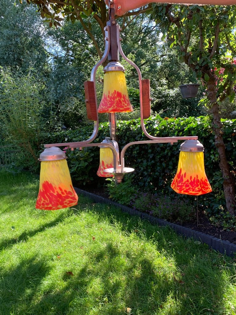 Prachtige art deco lamp, Ophalen, Minder dan 50 cm
