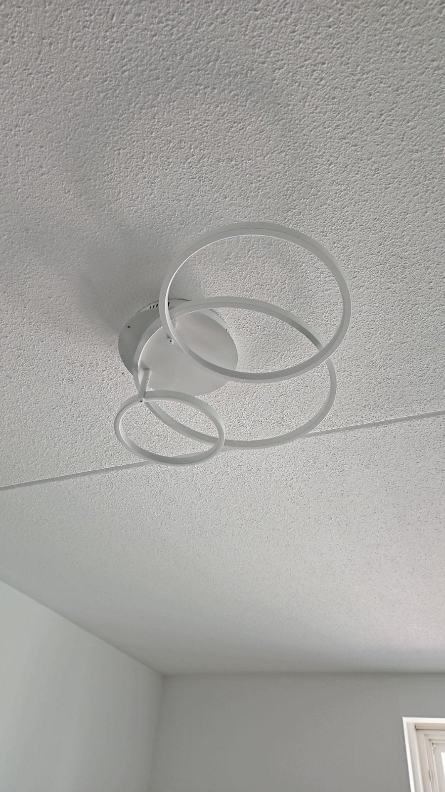 2x Moderne LED Plafondlampen - Zo goed als nieuw, Huis en Inrichting, Ophalen, Zo goed als nieuw, Metaal, Modern, Eigentijds