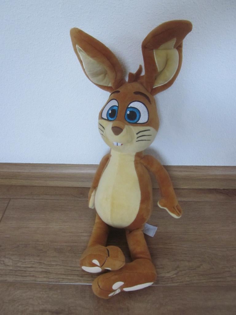 Cheeky Monster bruin zacht pluche groot Koos konijn knuffel, Ophalen of Verzenden, Zo goed als nieuw, Konijn