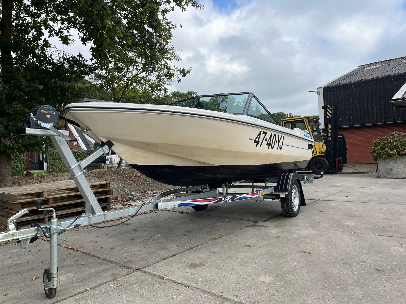 Te Koop Beekman speedboot !, Watersport en Boten, Beekman, Ophalen of Verzenden, Zo goed als nieuw, Elektrische start