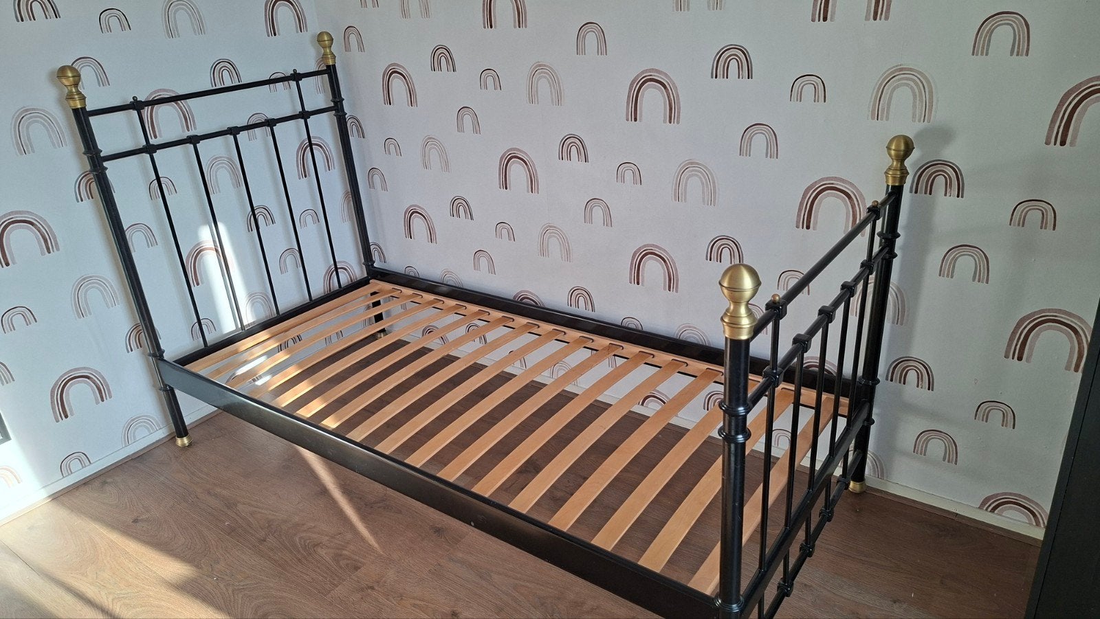 IKEA Svelvik bed 90x200 cm met lattenbodem, Huis en Inrichting, Slaapkamer | Bedden, Ophalen, Gebruikt, 90 cm, Eenpersoons