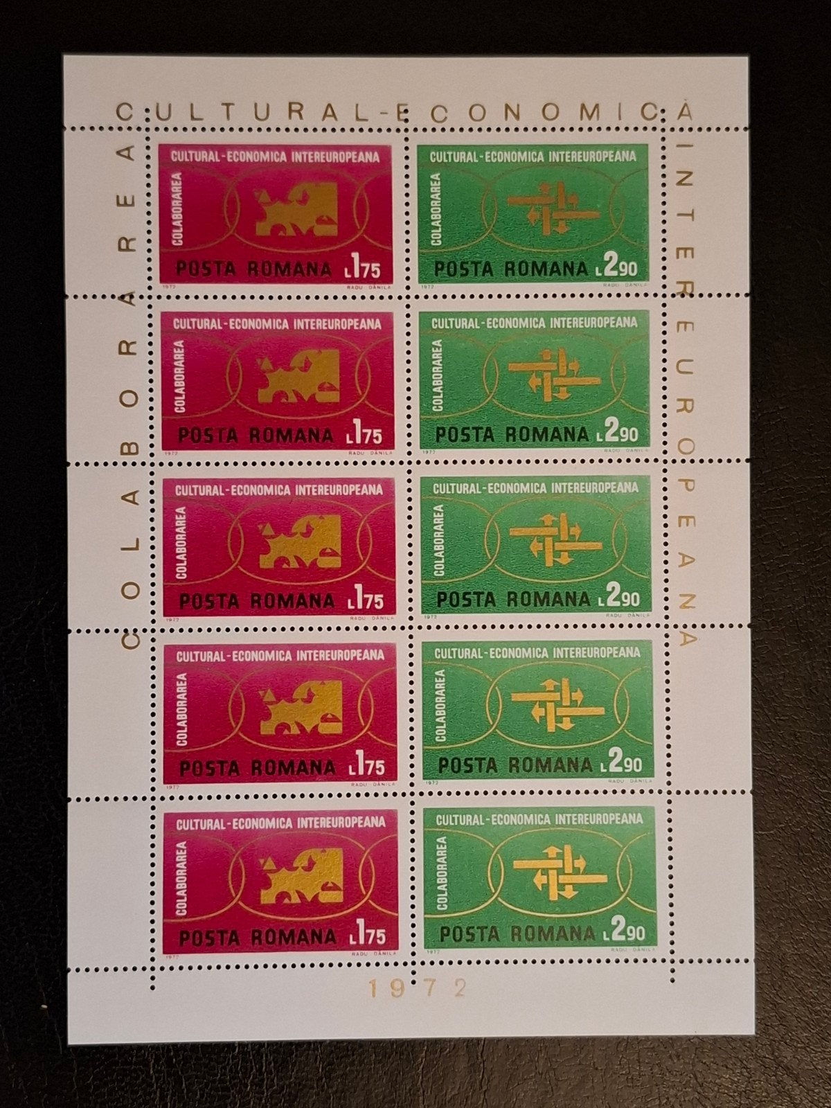 Roemenië 1972 Intereuopeana, Ophalen of Verzenden, Overige landen, Postfris