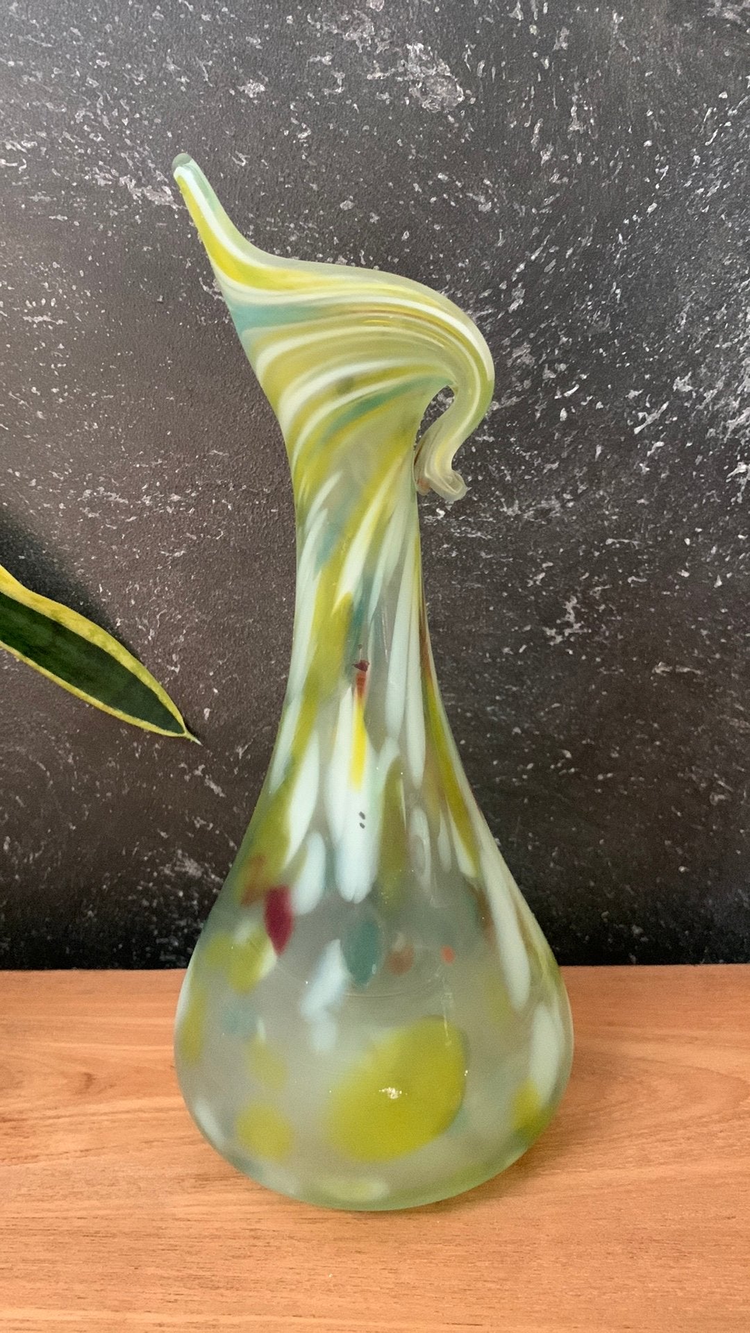 Murano stijl mondgeblazen vaas, Ophalen