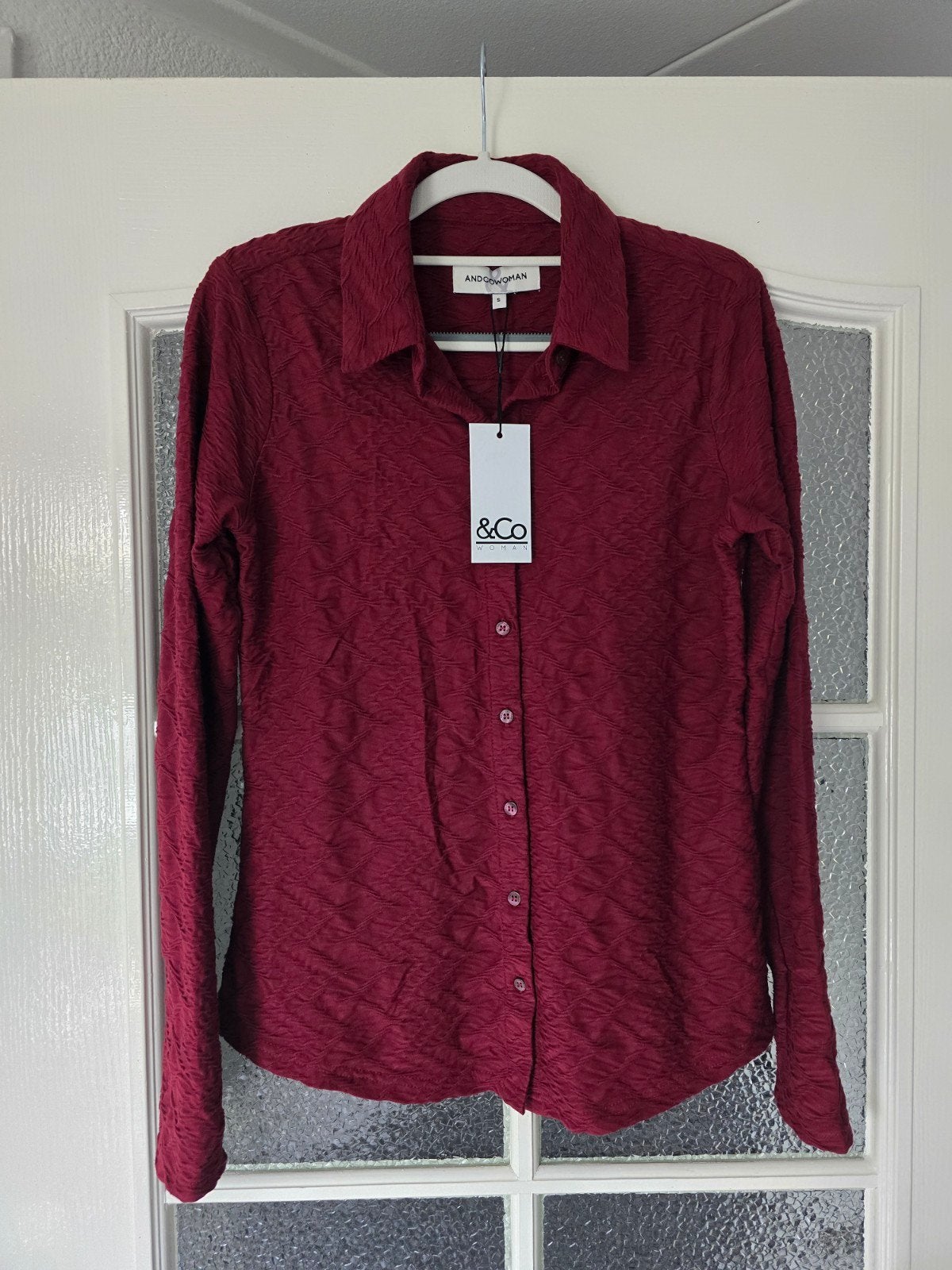 nieuw &co woman andcowoman and cowoman bordeaux S, Ophalen of Verzenden, Nieuw, Maat 38/40 (M), Rood