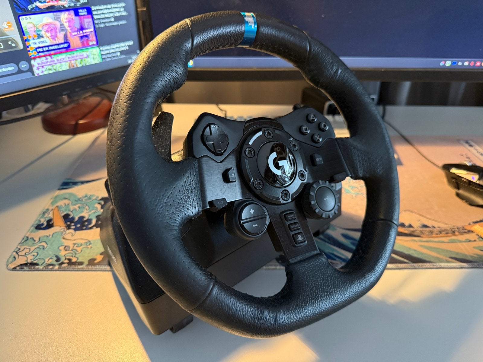 logitech g923 Racestuur met Shifter en Pedalen - Gebruikt, Racestuur, Gebruikt, Verzenden, Force feedback