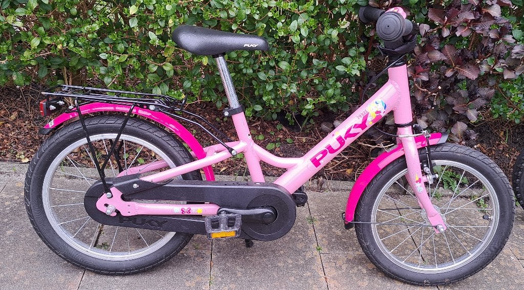 Puky meisjesfiets, Ophalen, Zo goed als nieuw, 16 tot 20 inch, Pucky