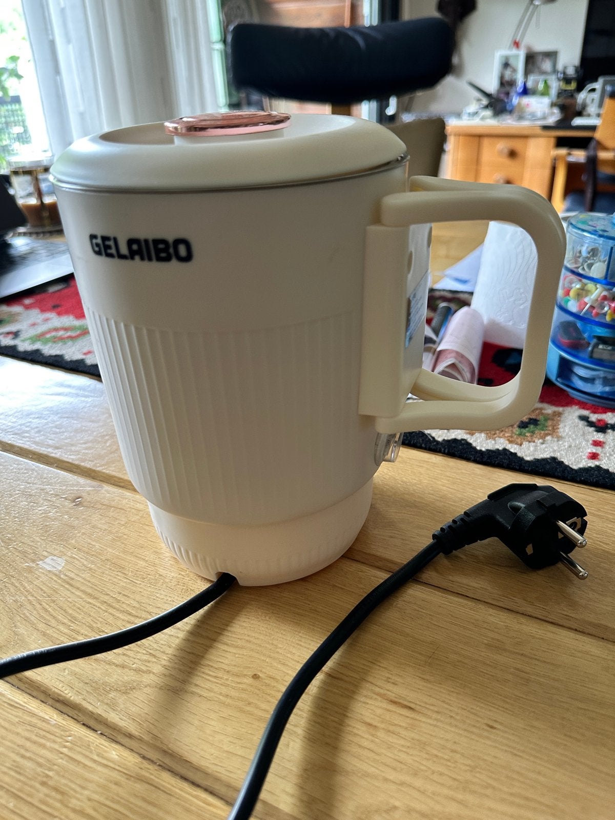 GELAIBAO Draagbare Waterkoker - Ideaal voor Reizen, Witgoed en Apparatuur, Minder dan 1 liter, Ophalen of Verzenden, Gebruikt