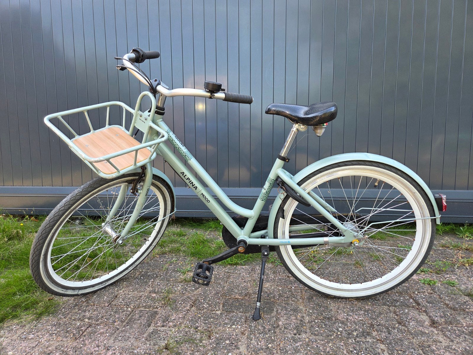 Alpina Mood 24 inch kinderfiets met voordrager, 20 inch of meer, Gebruikt, Velgrem, Ophalen
