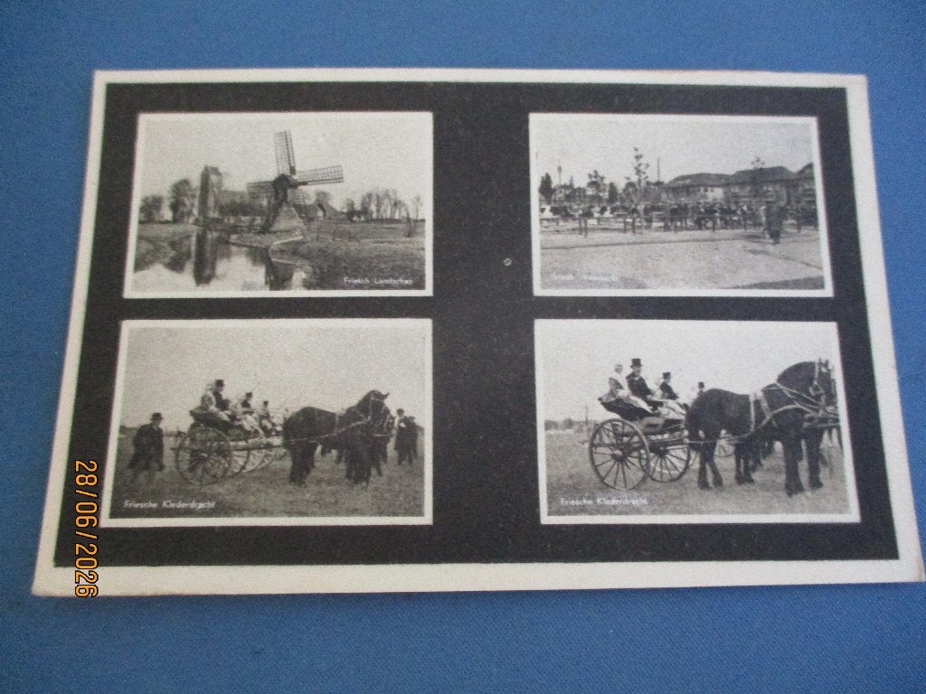 Sneek -friese klederdracht, Ophalen of Verzenden, Voor 1920, Ongelopen, Friesland