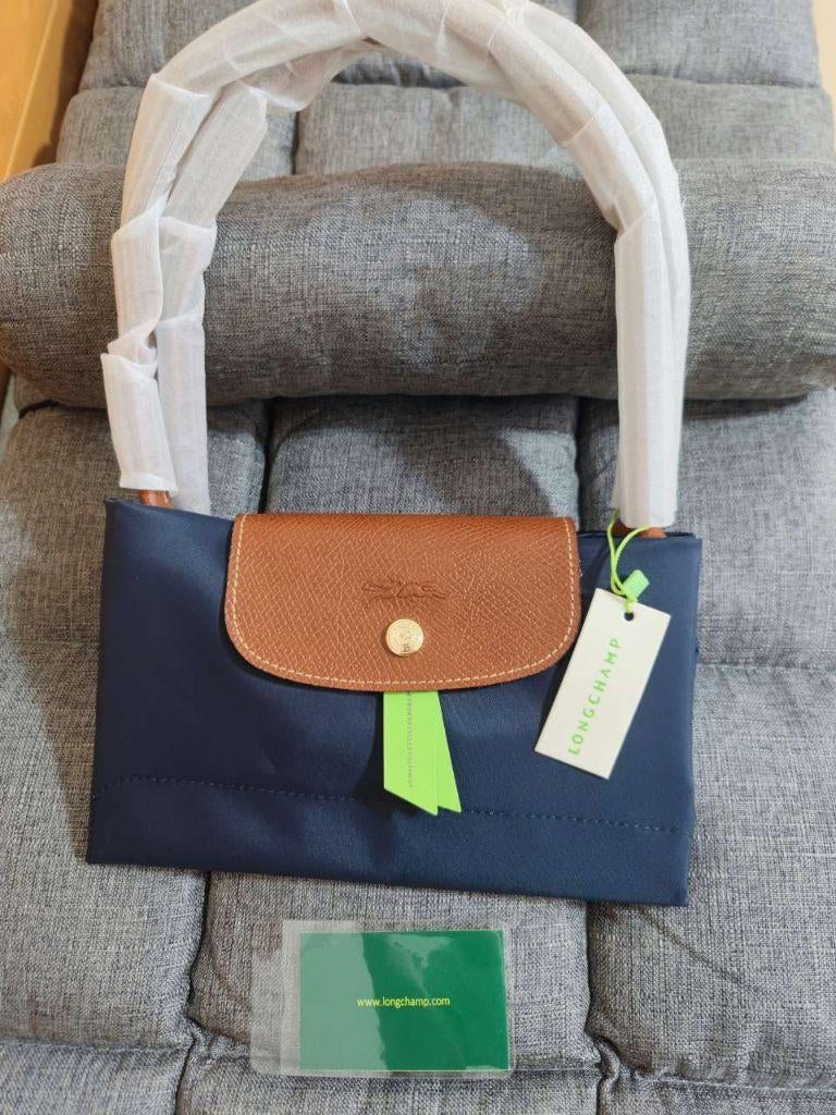 Schoudertas Longchamp Le Pliage Original Maat L, Verzenden, Nieuw, Blauw, Handtas